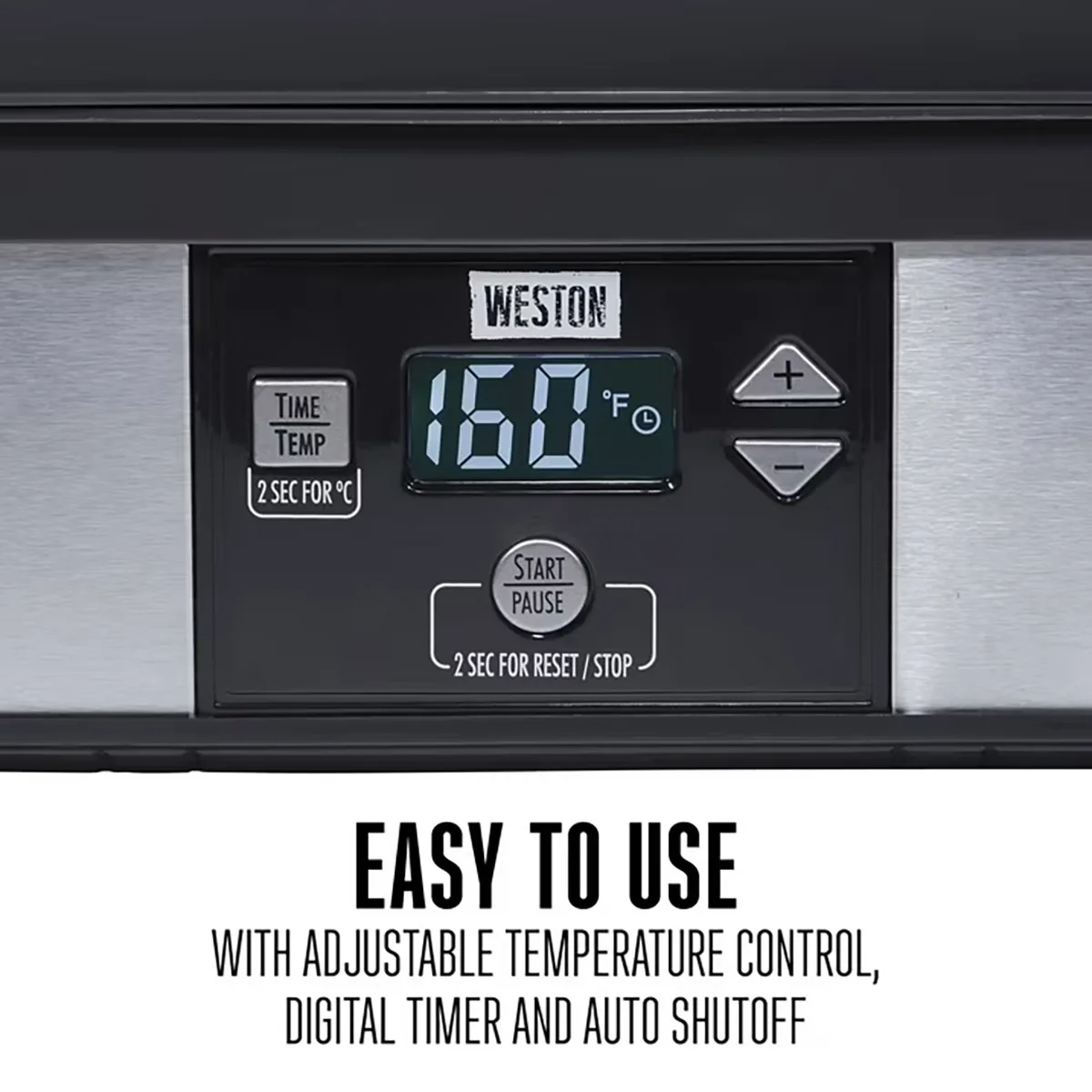 Hamilton Beach 75-0401-W Weston Digital Dehydrator, Single Zone, 6 Trays, 500W, 120V