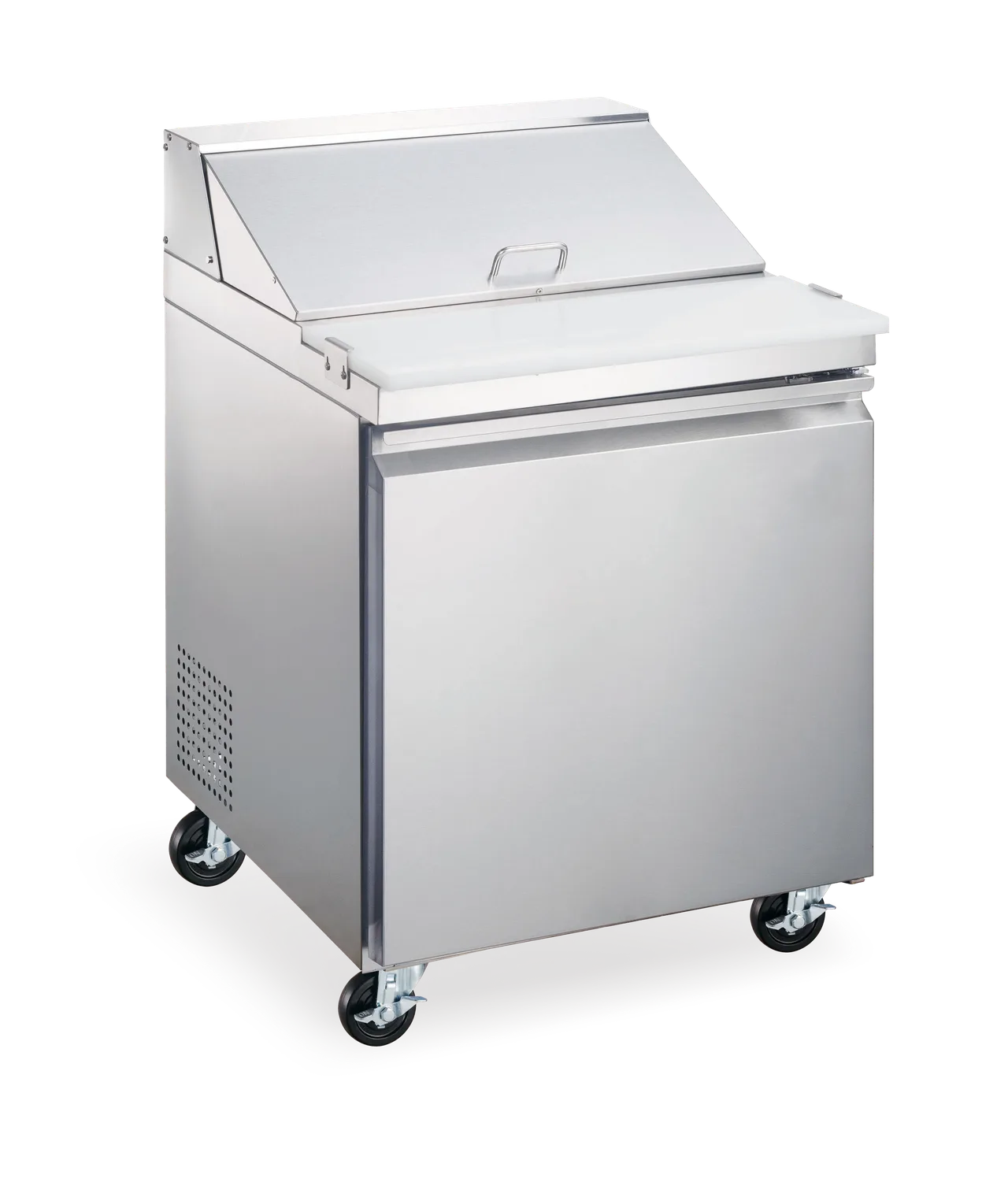 Omcan USA 59049 27" One Section Mega Top Sandwich / Salad Prep Table w/ 1 Door, 9 Pans