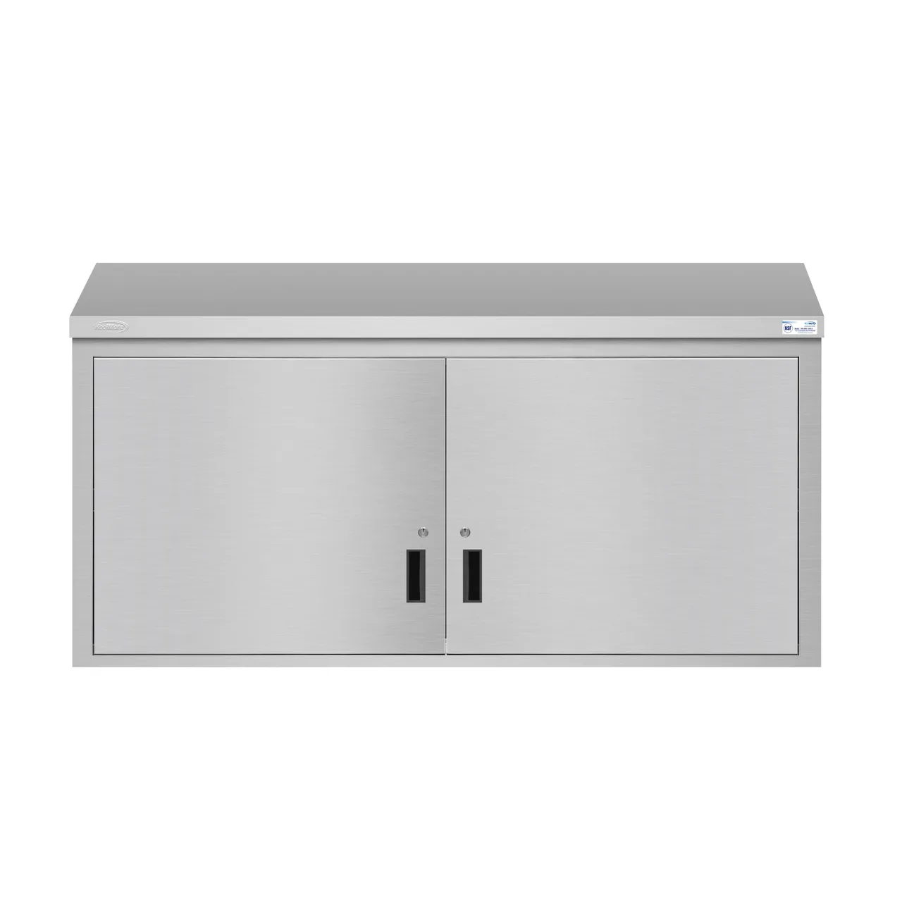 Koolmore KM-WMC-1560-S Commercial Wall Cabinet, 60"W x 15"D x 33"H, Stainless Steel, Hinged Doors, Locking, NSF