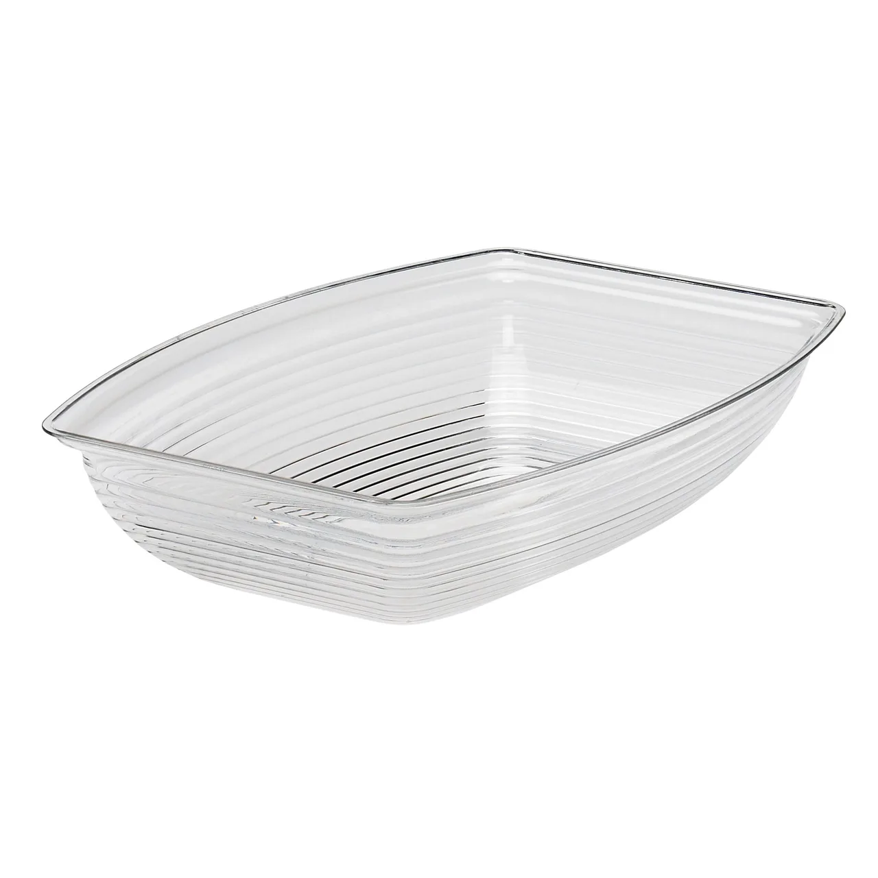 Cambro RSB1014CW135 5-Quart Clear Polycarbonate Bowl, 10-3/4" x 14-9/16", Dishwasher Safe, NSF