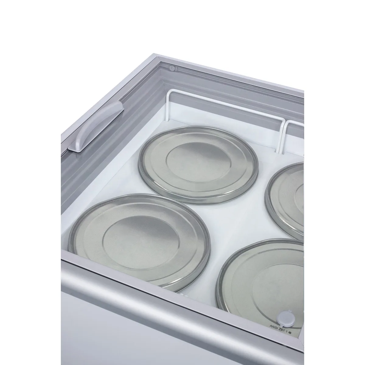 Summit NOVA22PDC 30" Gelato/Ice Cream Dipping Cabinet w/ Curved Sneeze Guard