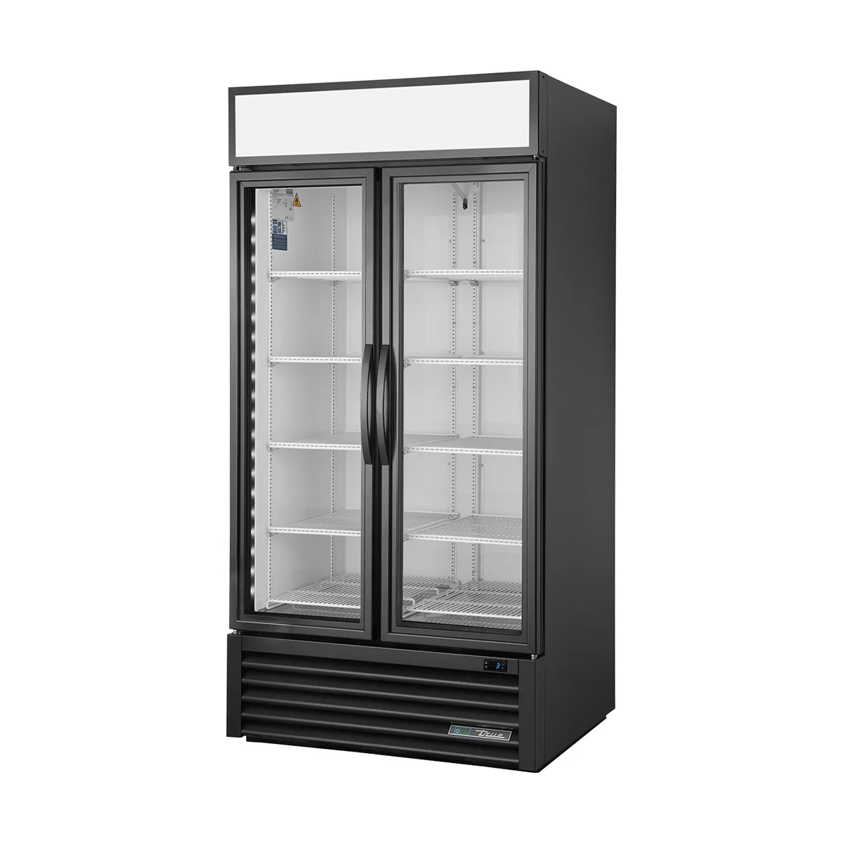 True GDM-35-HC~TSL01 39" 2-Section Thermal Glass Door Refrigerated Merchandiser, 35 Cu. Ft.