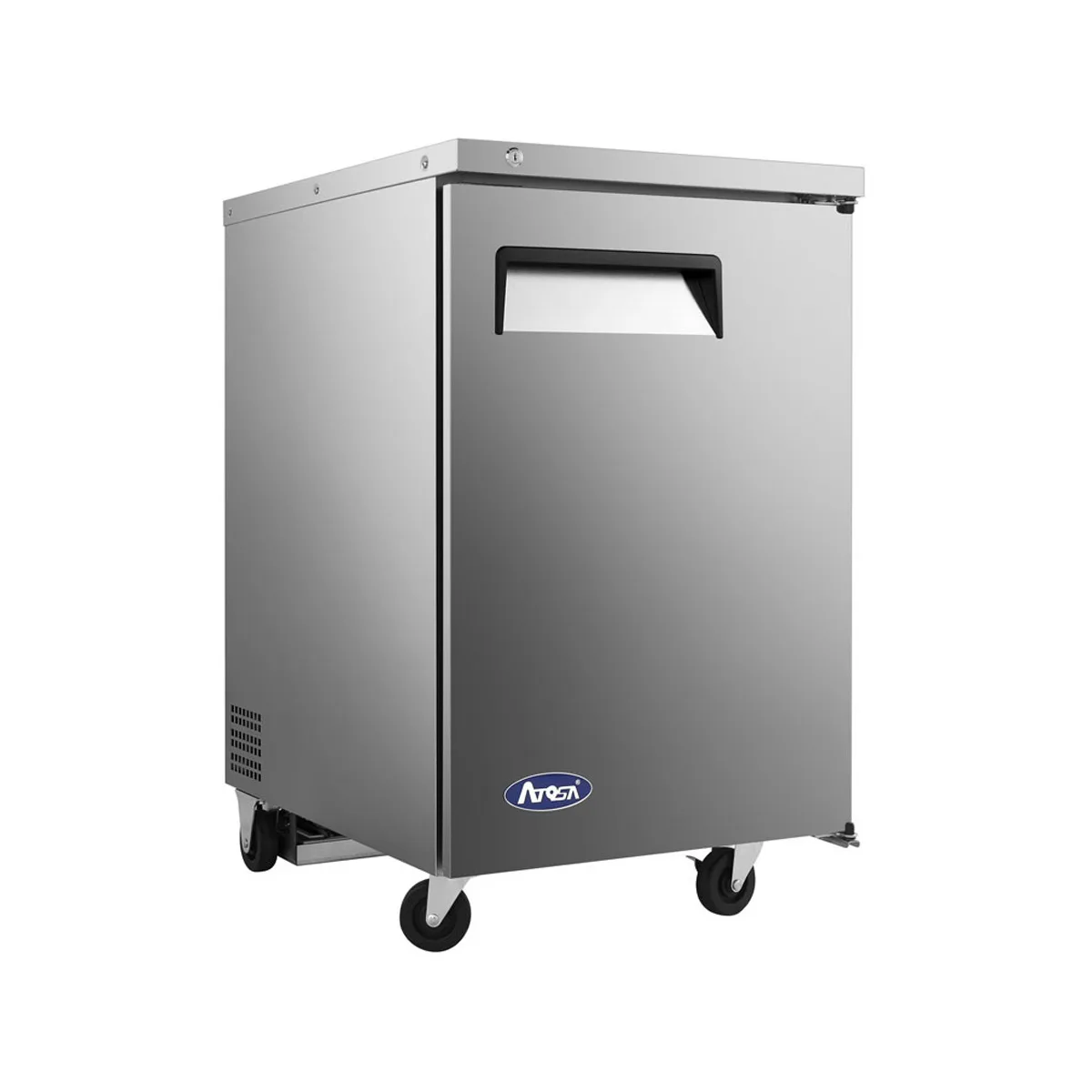 Atosa USA MBB23GR 23" One Section Back Bar Cooler with Solid Door, 8.2 cu. ft.