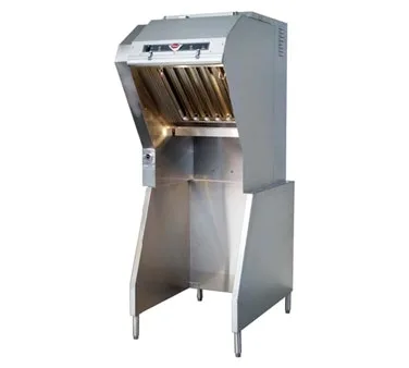 Wells WVU-26 Universal Ventless Exhaust Hood w/ 3-Stage Filtration, 26" Cooking Zone, 2 LED Lights