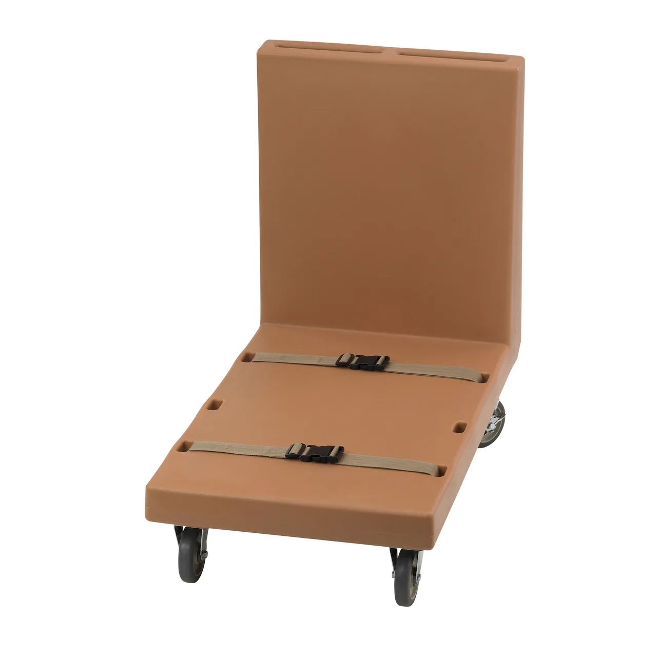 Cambro 2436UTHS157 Utility Platform Truck, 24-7/8x41-3/4, 600 lbs, Coffee Beige, Plastic Frame