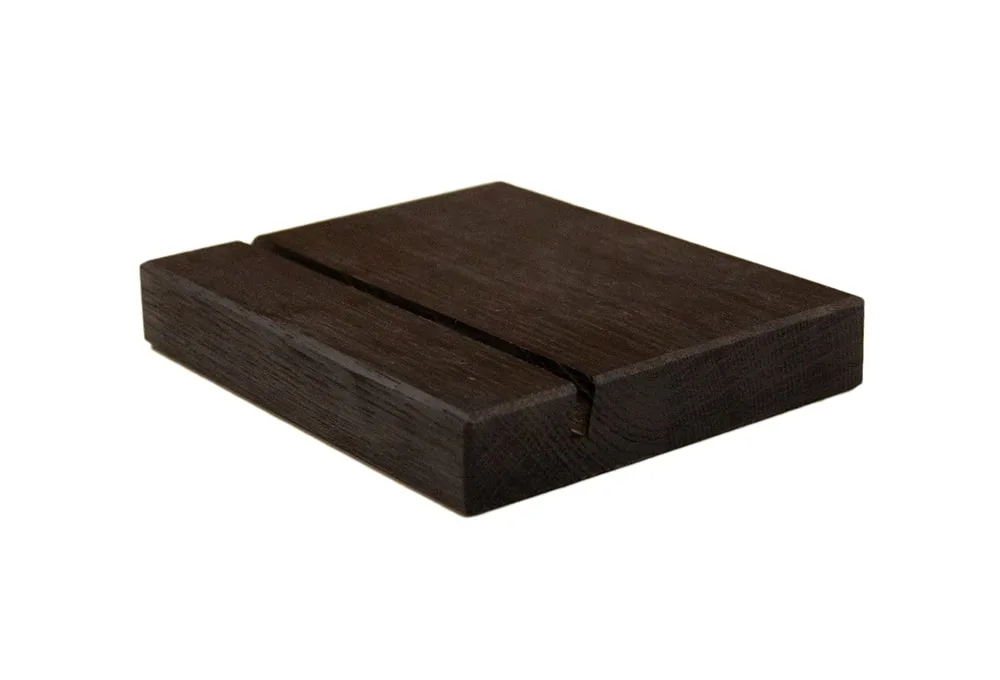 Select Concept BQ245B Menu Board, 3.93"W x 4.92"D x 0.78"H, Oak, Black Sign