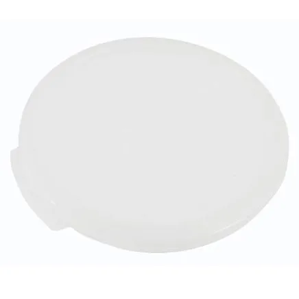 Omcan USA 80209 Food Storage Container Lid, 1 Qt Round Cover, White Polypropylene Construction