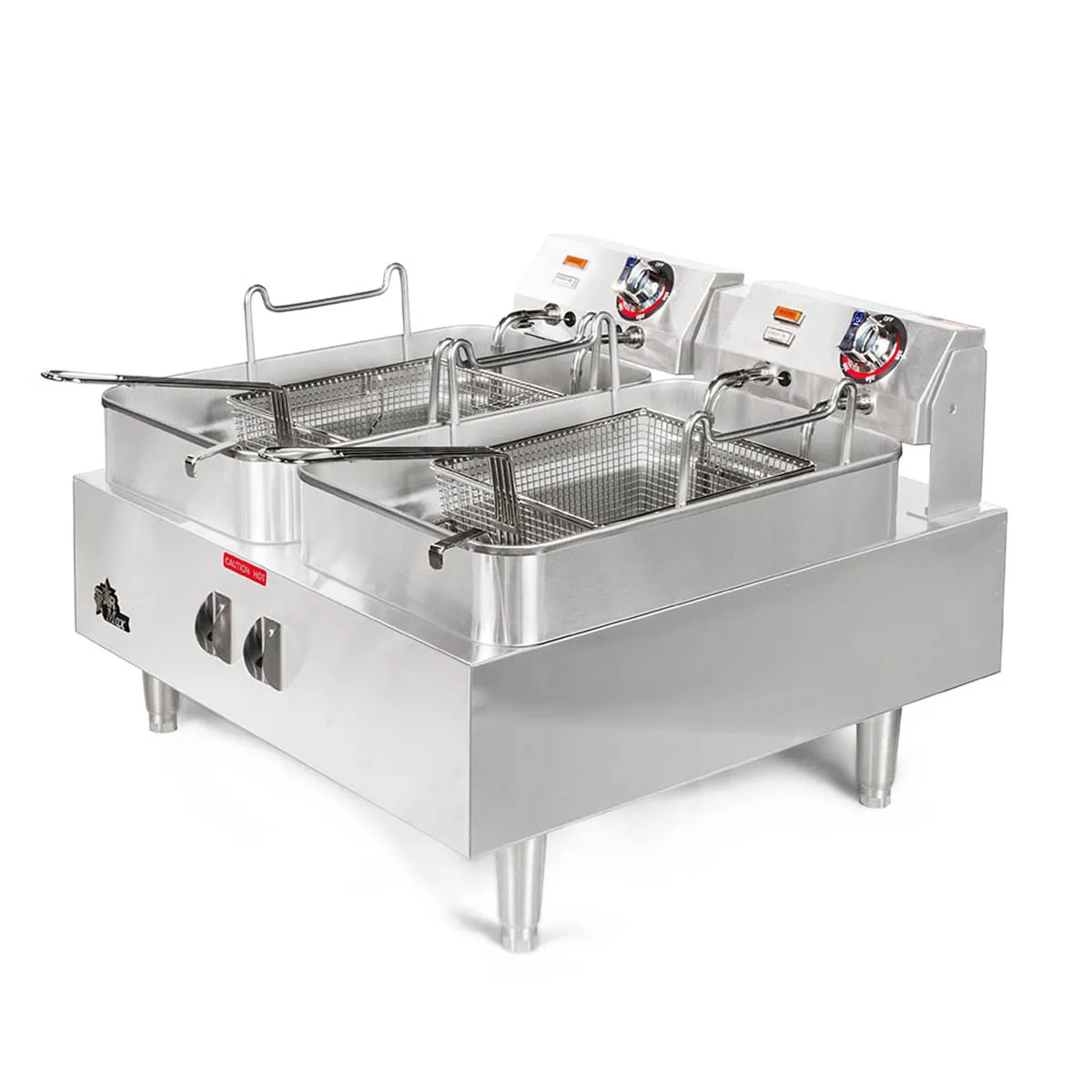Star 530TF Countertop Split Pot Electric Fryer w/ 30 Lb Capacity, Single Basket, 208/240V