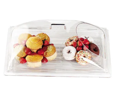 Cambro DD1220ECW135 Clear Dome Cover, 21-7/8" W x 14-3/4" D x 8" H, Fits 12" x 20" Tray