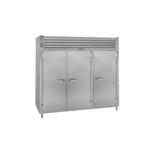 Traulsen AHF332W-FHS 3-Section Reach-In Heated Holding Cabinet, Stainless Steel Exterior, Aluminum Interior, Solid Doors