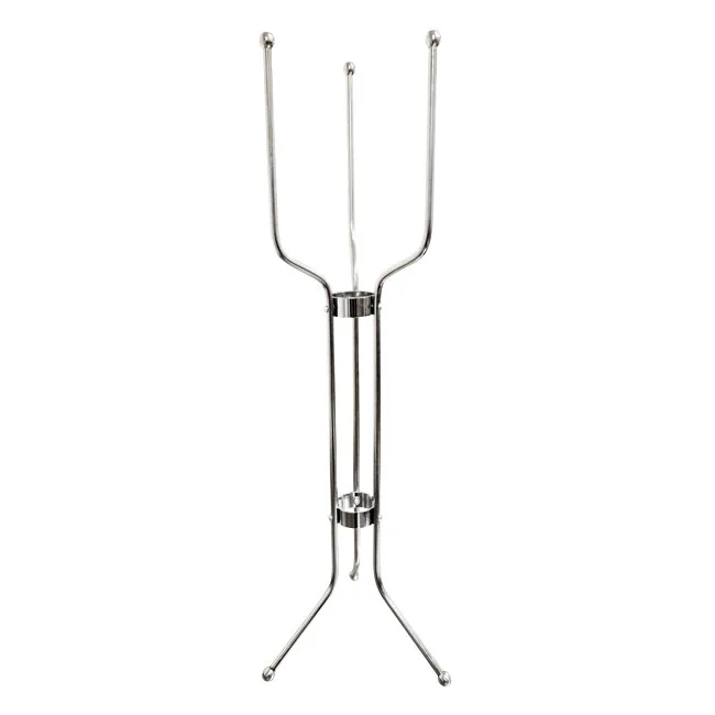Omcan USA 80837 Stand – 8‑Quart Wine Bucket Support, 3‑Leg Stainless Steel Frame, Bar Service