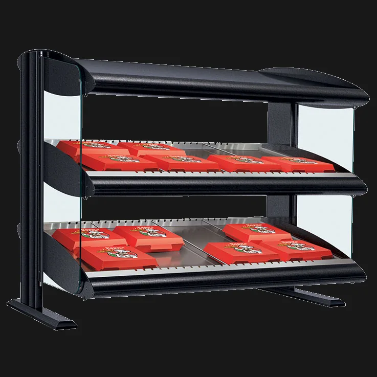 Hatco HXMS-42D Slant Heated Merchandiser with Led Lighting Warmer, 42" W