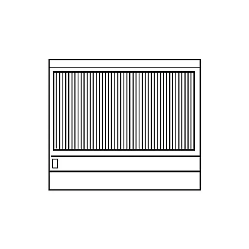 Imperial IHR-RB-M 36" Gas Heavy Duty Range w/ 36" Full Radiant Charbroiler, Modular, 90.000 BTU