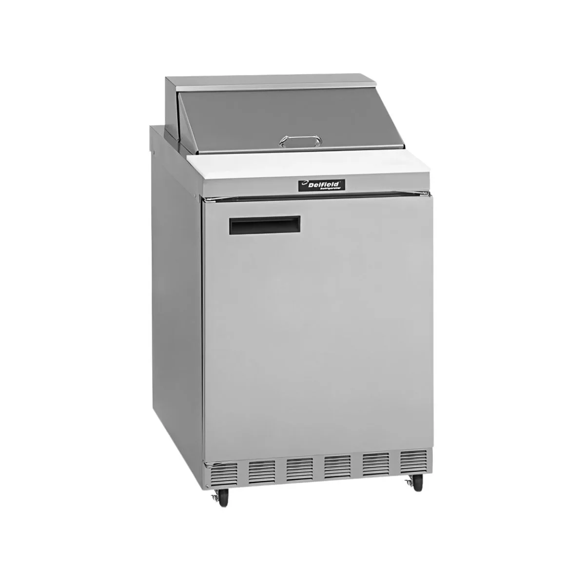 Delfield ST4427NP-8 27" 1-Door Sandwich and Salad Prep Table, 8 Pans, 8.2 cu. ft.