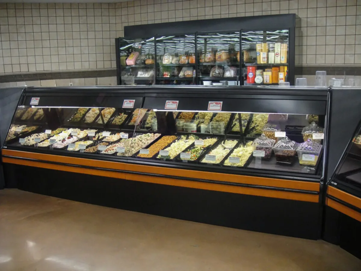 Structural Concepts GMG6 75" Single Duty Curved Refrigerated Meat Display Case, Remote