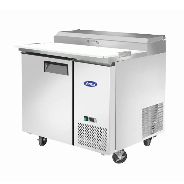 Atosa USA MPF8201GR 44" One Section Refrigerated Pizza Prep Table, 9.7 cu. ft.