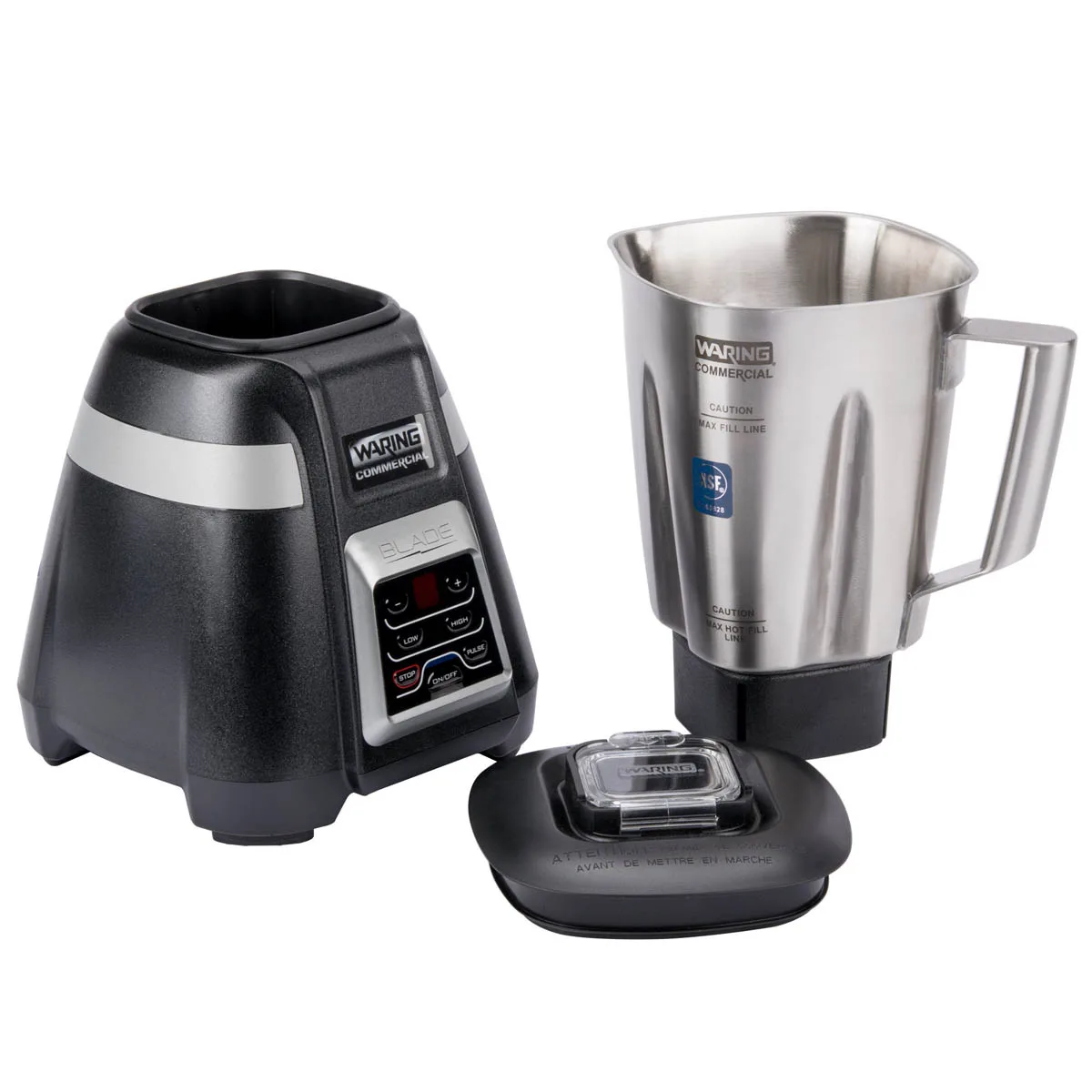 Waring BB340S Blade Bar Blender, 48-Oz. Stainless Steel Container