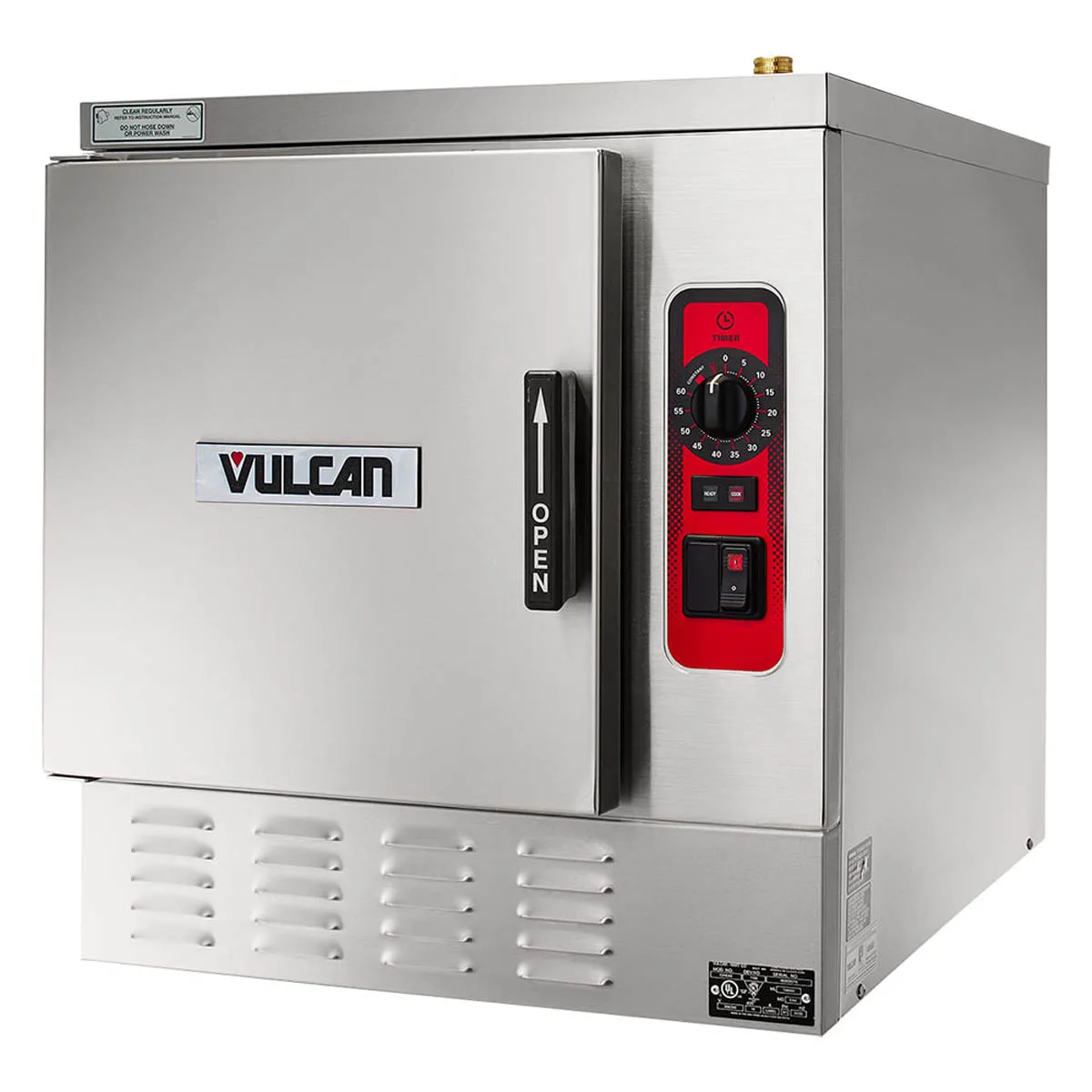 Vulcan C24EA5 PLUS 5 Pan Countertop Electric Convection Steamer w/ Professional Controls, 15 kW