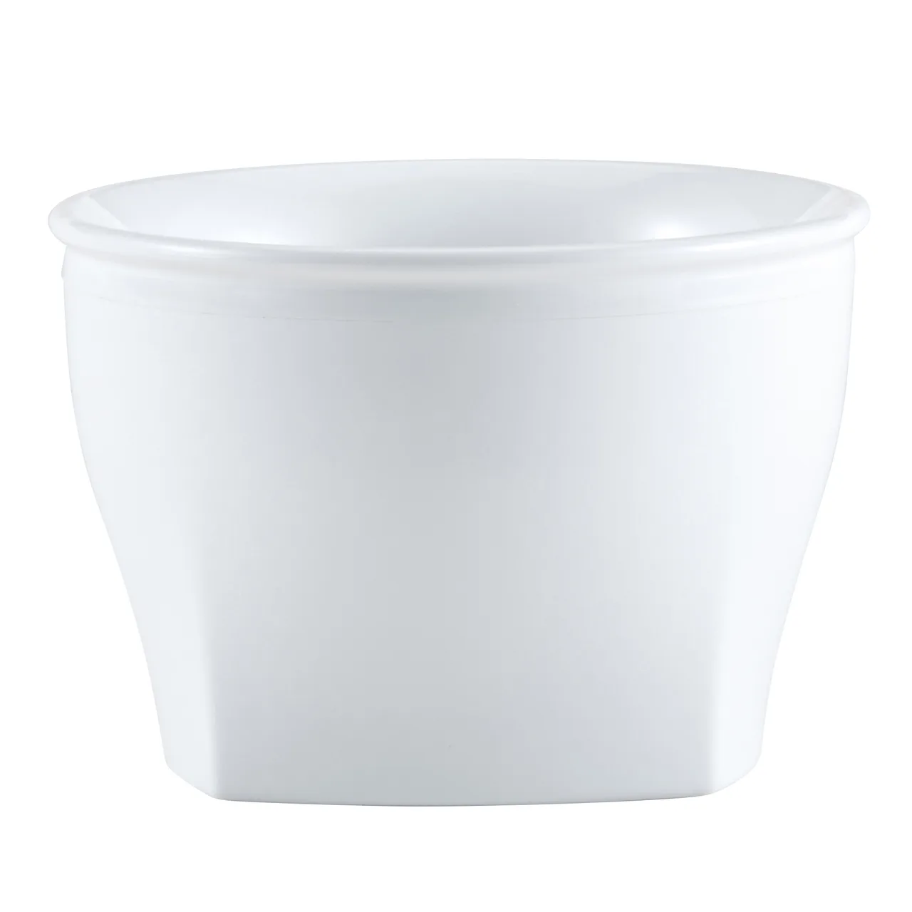 Cambro MDSHB5148 Plastic Bowl, 5 oz, 3½" Dia x 2.4" H, White Polypropylene, NSF Certified