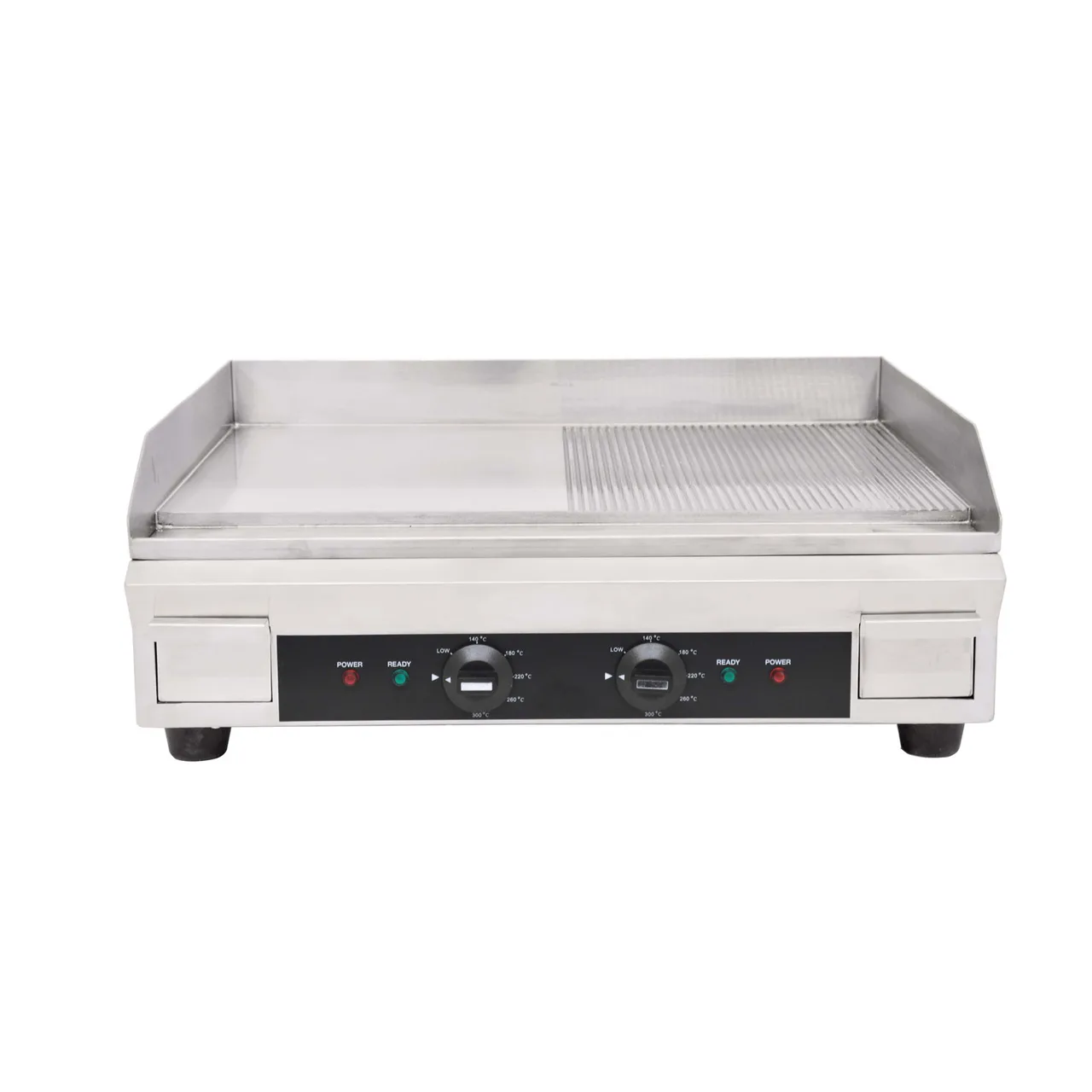 Omcan USA 41373 24" Countertop Electric Griddle with 24" x 16" Surface, Thermostatic Controls, 220v/1ph
