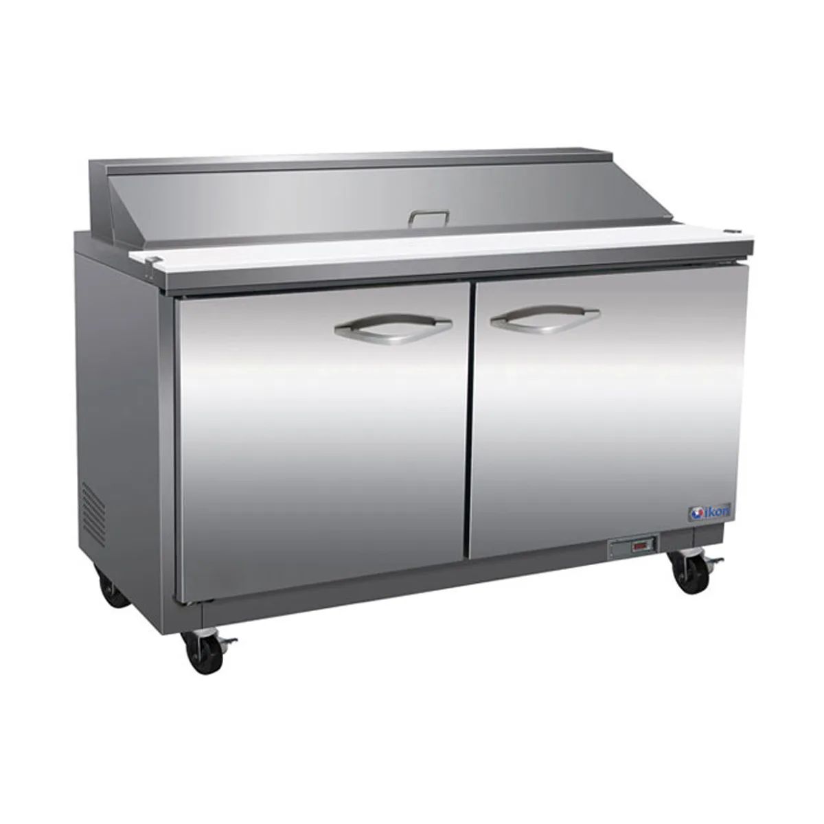 IKON ISP36M-2D 36" Mega Top Sandwich / Salad Prep Table w/ 2 Drawers & 1 Door, 15 Pans