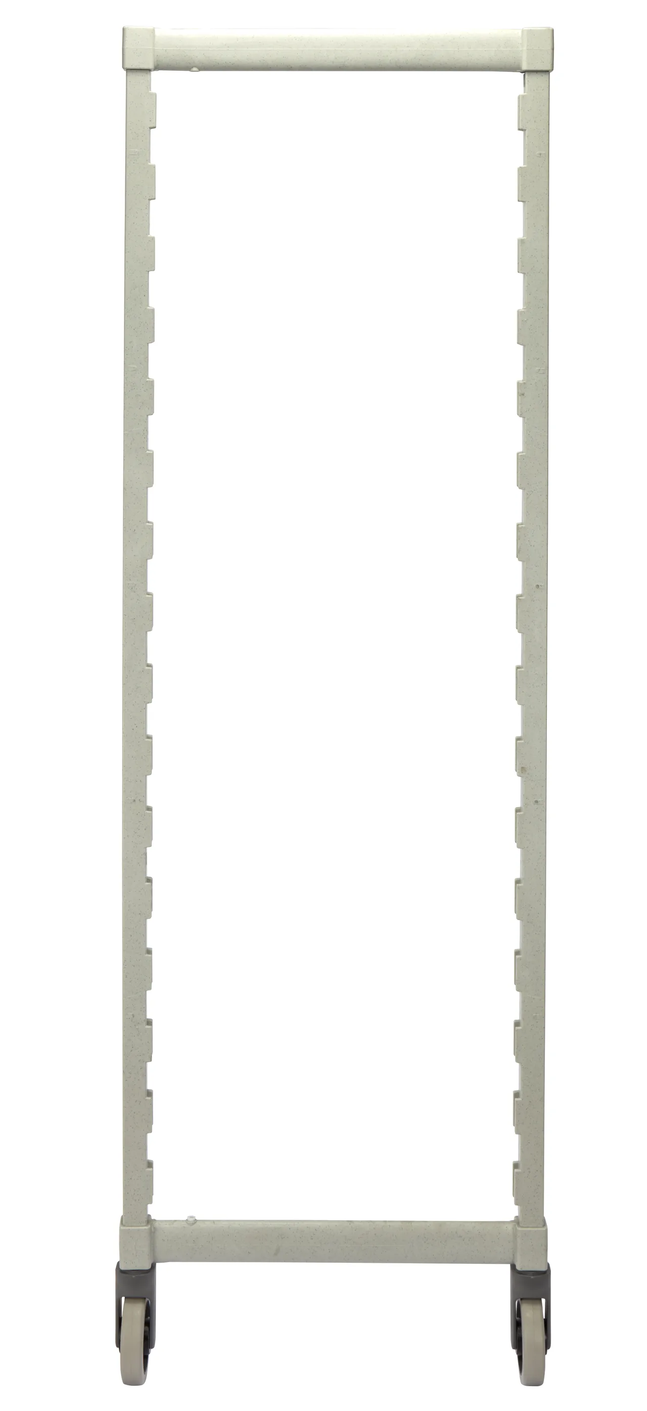 Cambro CPMPK1875R480 Camshelving Premium Series Post Kit, 18W Mobile Unit, 75-1/4H, Speckled Gray, Plastic Finish