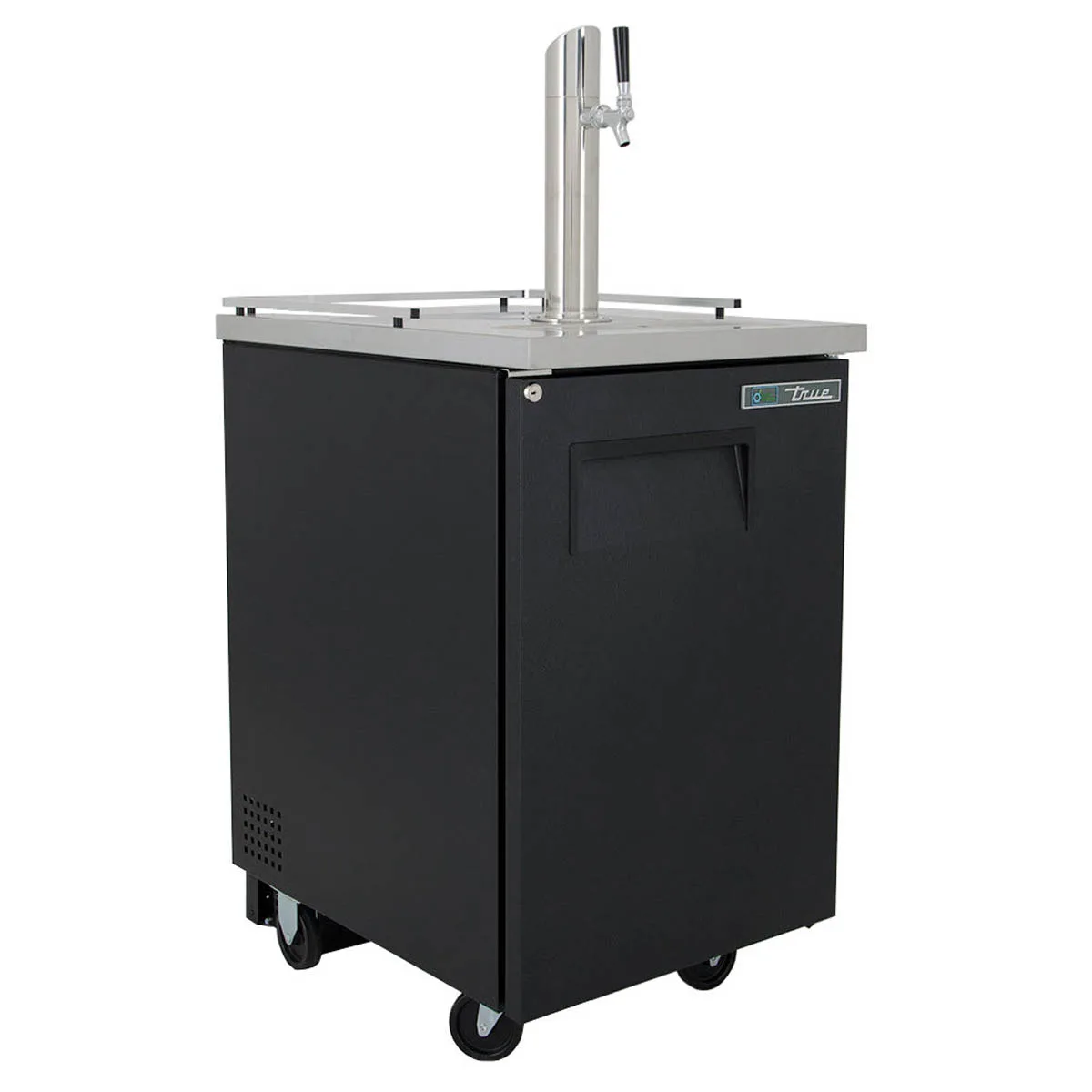 True TDD-1-HC 23" 1 Solid Swing Door Direct Draw Beer Dispenser with 1 Tap & 1 Keg Capacity