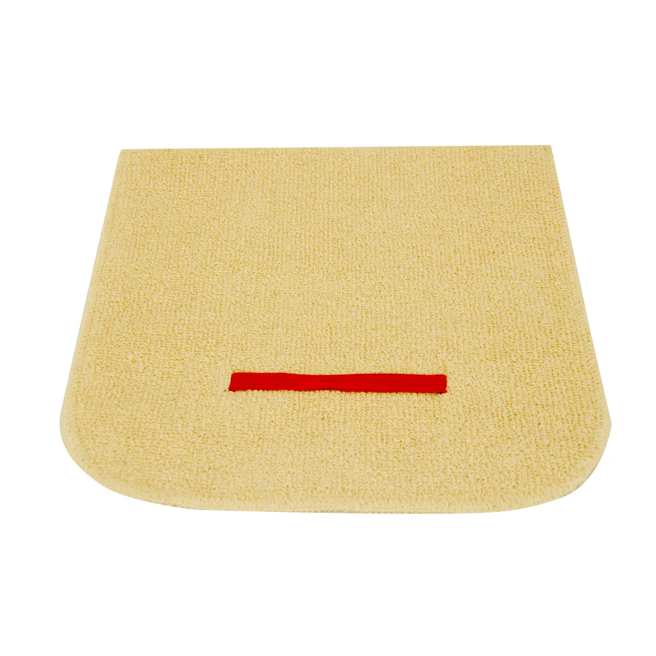 Omcan USA 13538 Baker’s Oven Pad – Beige Rectangular 10-3/4" x 10-3/4" Terry Cloth Skull Design