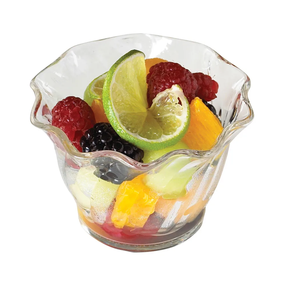 Cambro SRB5CW135 - Swirl Soup Bowl, 5 oz, 3‑Inch Diameter, Clear Polycarbonate, USA Made - 24/Case