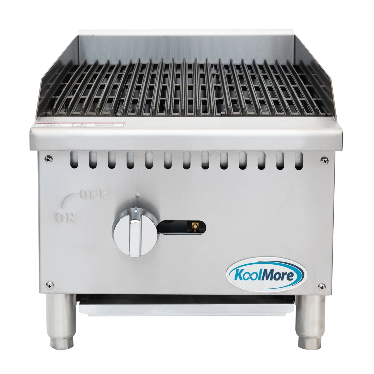 Koolmore KM-GCB1-18M 15" Countertop Gas Radiant Charbroiler w/ (1) Burner, 30.000 BTU