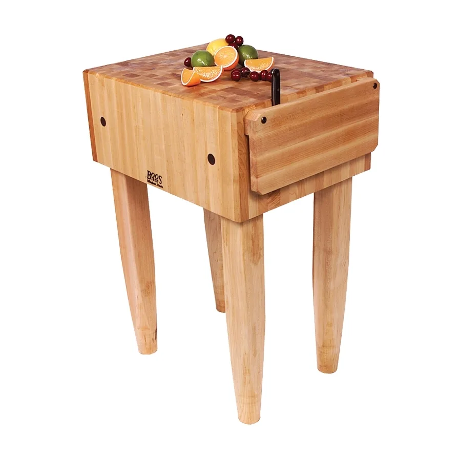 John Boos PCA1 Pro Chef® Butcher Block, 18"W X 18"D X 34"H Overall Size
