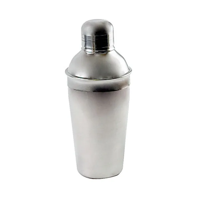 Omcan USA 80825 Cocktail Shaker Set, 16 oz, 3‑Piece Stainless Steel, Bar Essential - 3/Set