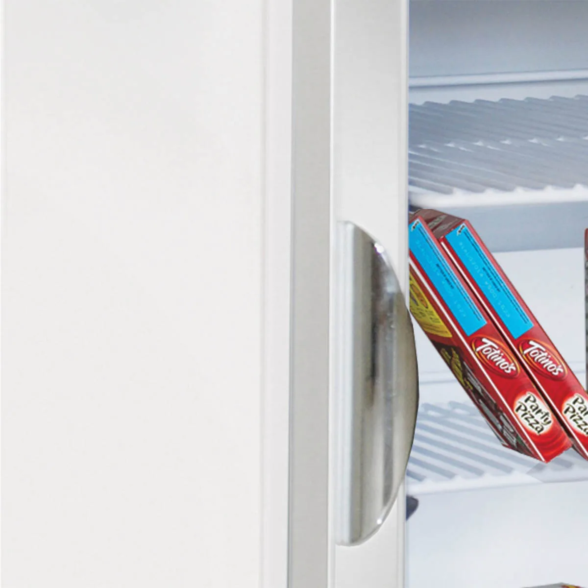 Maxx Cold MXM1-2FHC Countertop Glass Door Freezer, 22.3" Width, 2.1 cu.ft, White, Light, Thermostat