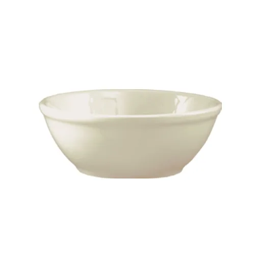 CAC China REC-15 Rec Nappie 12-1/2 Oz, 5-5/8" Dia x 2" H, Round Ceramic Bowl, White - Dozen