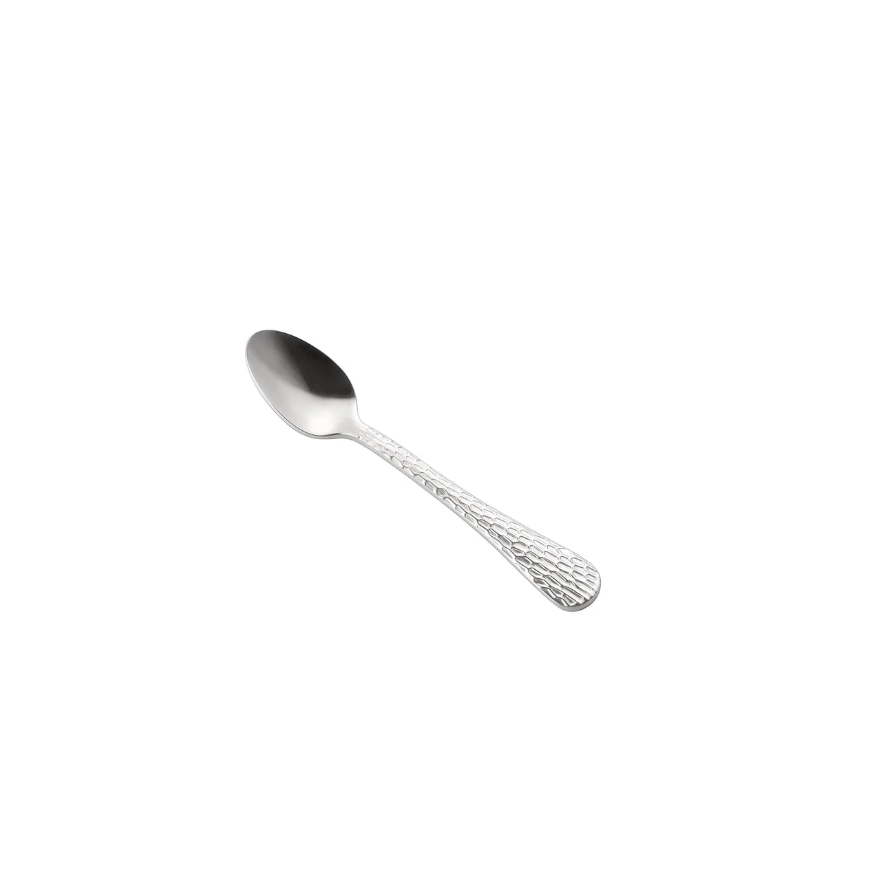 CAC China 3015-09 Celtic Demitasse Spoon, 4.5" Length, Heavy Weight, 18/0 Stainless Steel - 1 Dozen
