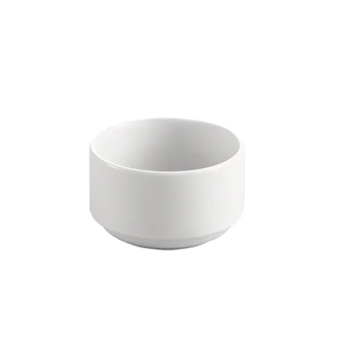 CAC China RCN-48 - 12 oz Clinton Bouillon Cup, 4" Dia x 2-3/8" H, White Porcelain, Oven Safe - 1 Dozen