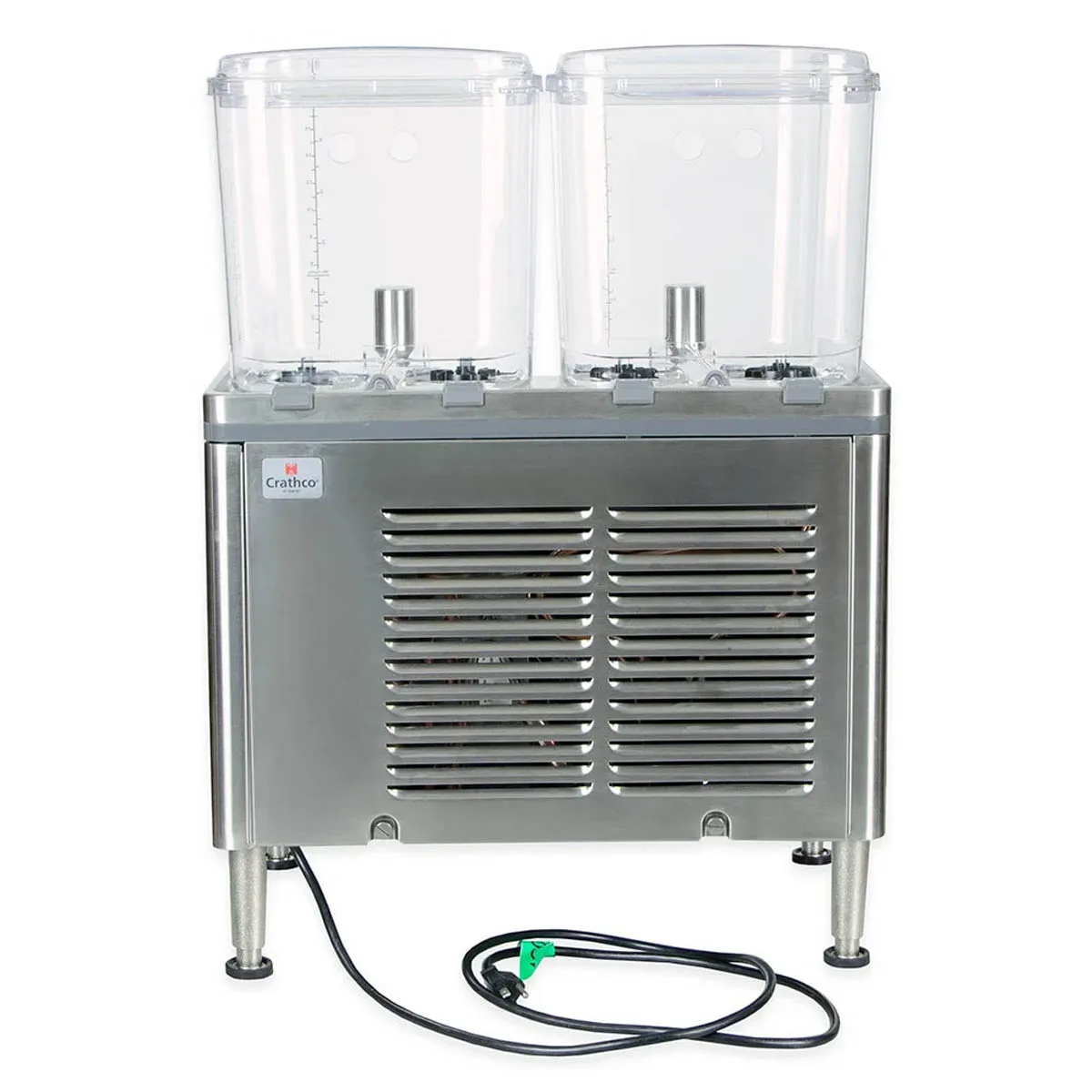 Crathco CS-2D-16-290 Beverage Dispenser with 2 Bowls / Agitator Type - 4.75 Gal (each) - 1/10 Hp