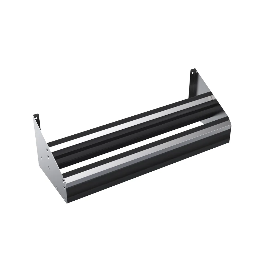 Krowne RD-48 48"W Stainless Steel Royal Series Double Speed Rail, Sound Deadened
