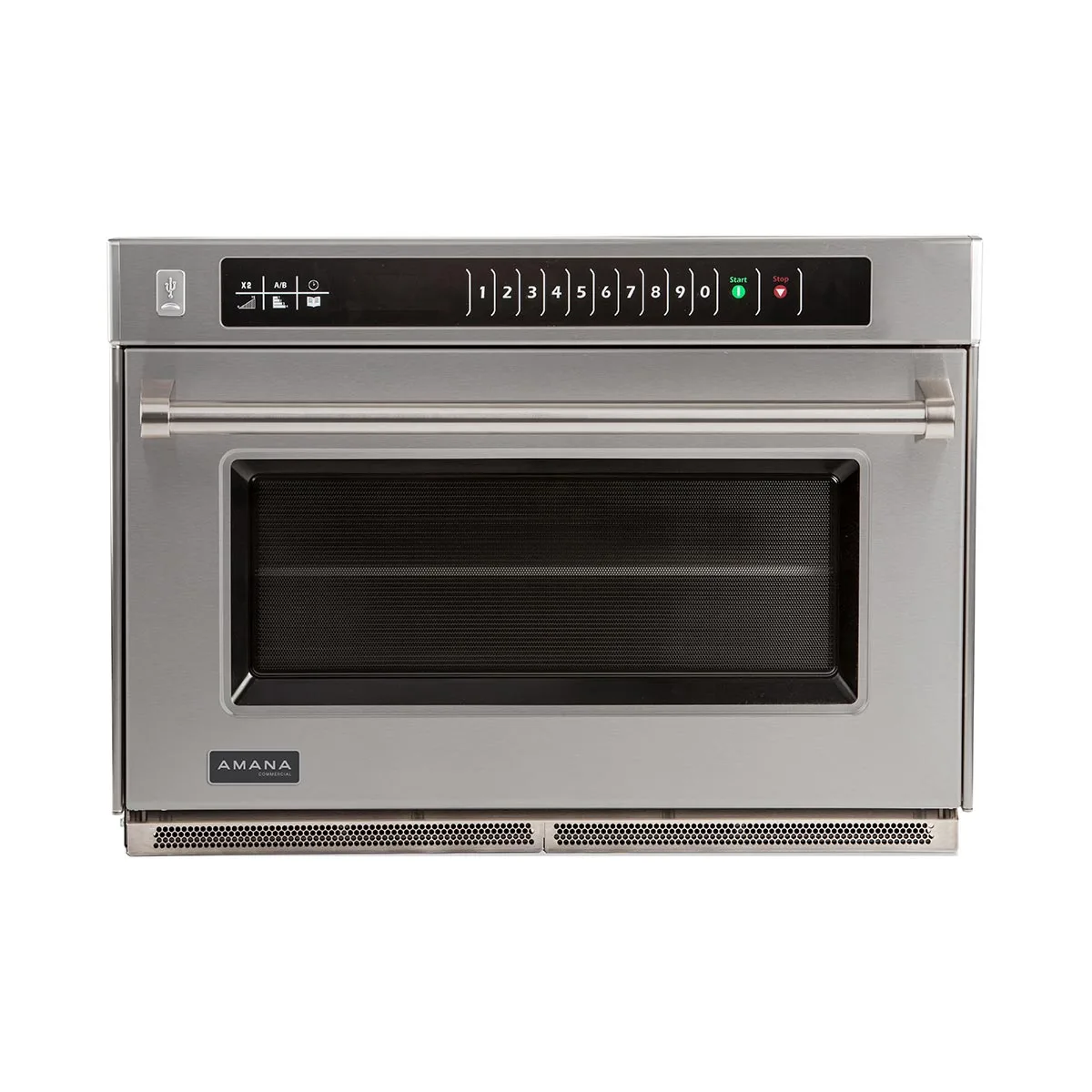 Amana AMSO22 2200W Commercial Heavy Duty Microwave Steamer Oven, 1.6 Cu. Ft., 208/240V
