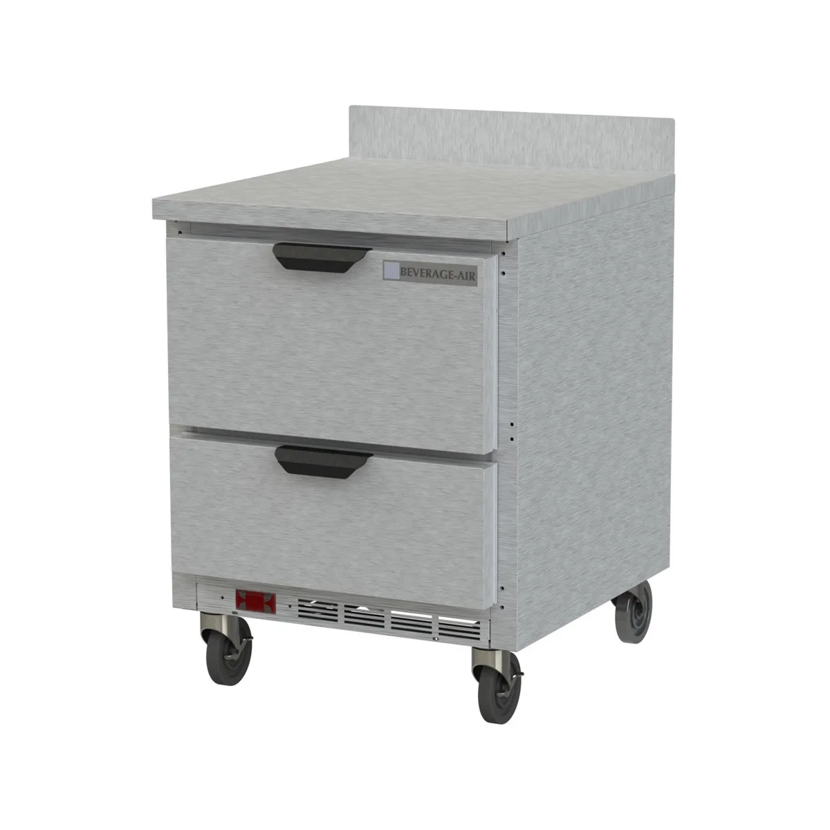 Beverage Air WTRD27AHC-2 27" 1-Section Worktop Refrigerator w/ 2 Drawers, 6.13 cu. ft.