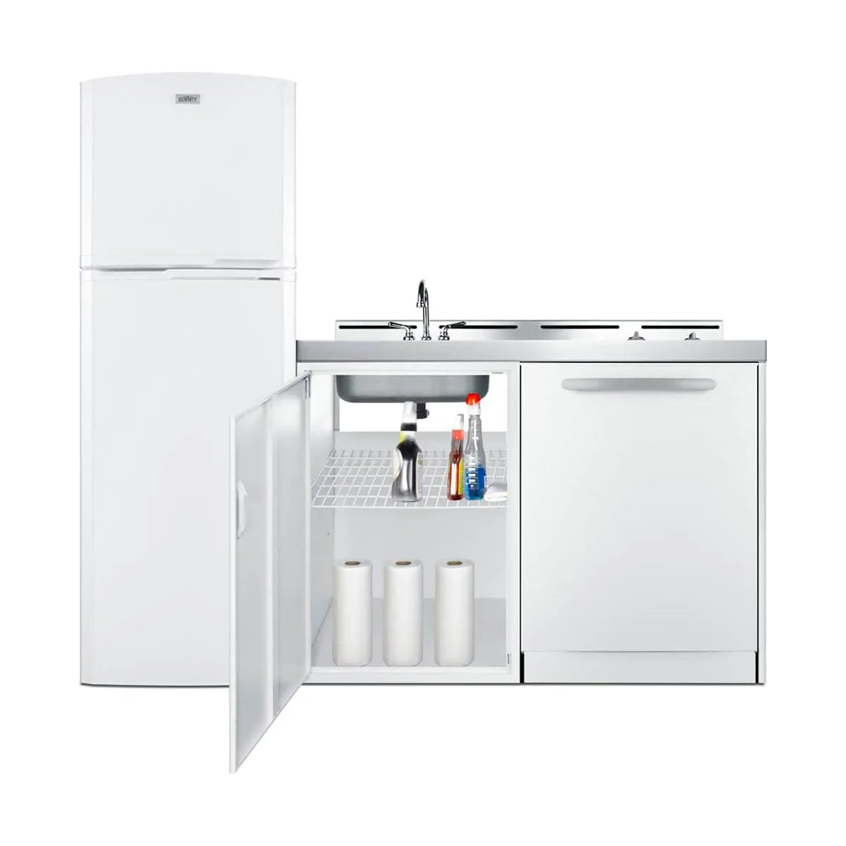 Summit ACKDW721G All-In-One Combination Kitchenette with Dishwasher