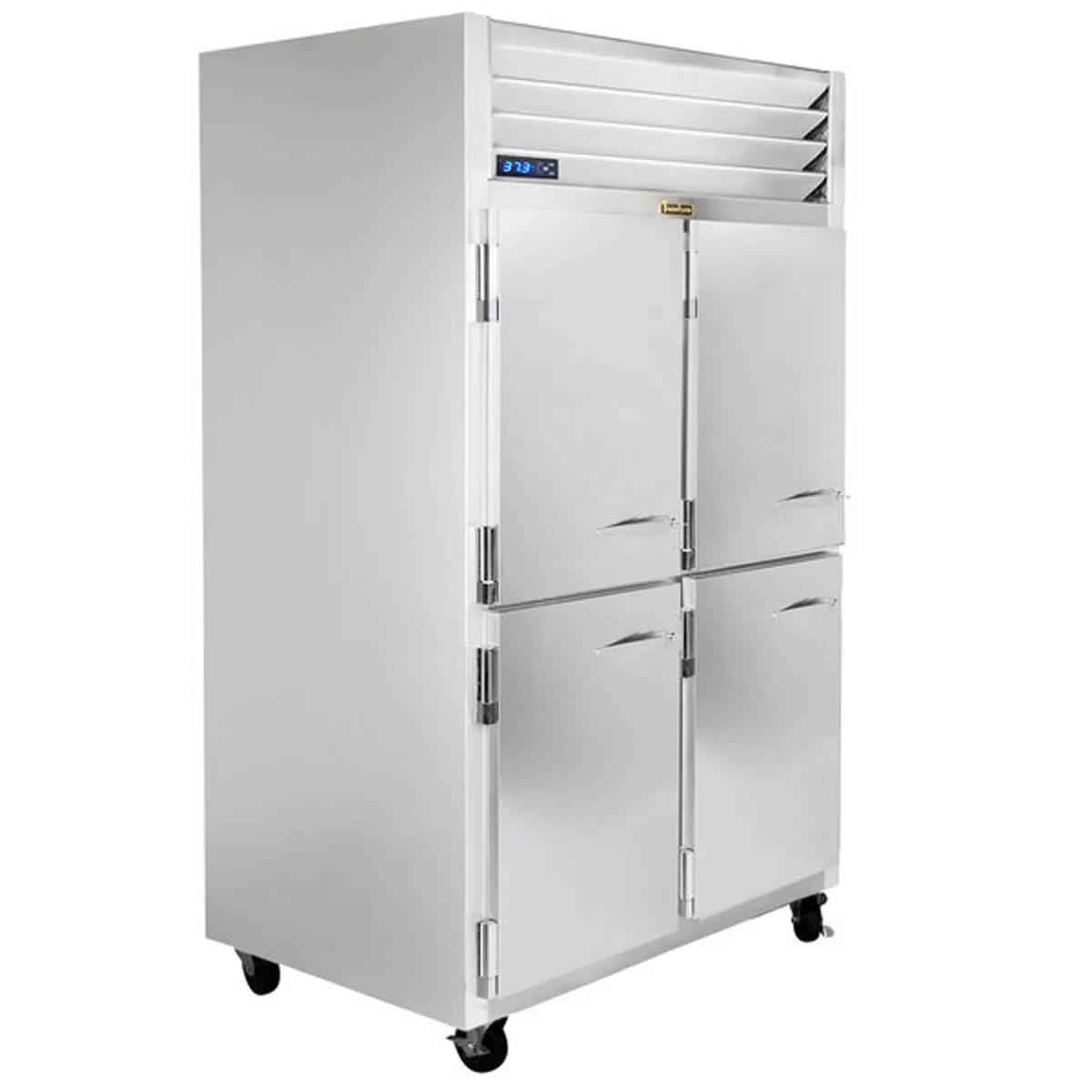 Traulsen G20003-032 52" 2-Section Reach-In Refrigerator w/ 4 Solid Half-Doors (hinged left/left), Top Mount, 46 cu. ft.