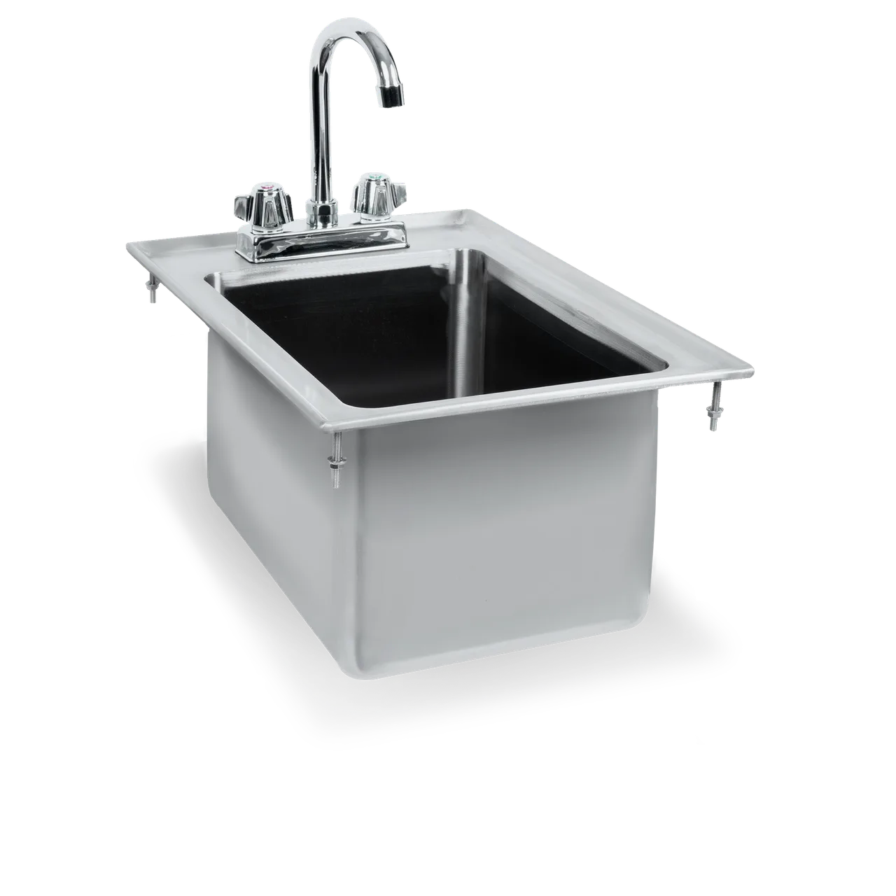 Steel Works SWDIS-1FB101410 Drop In Sink, 19" X 13" X 10"H