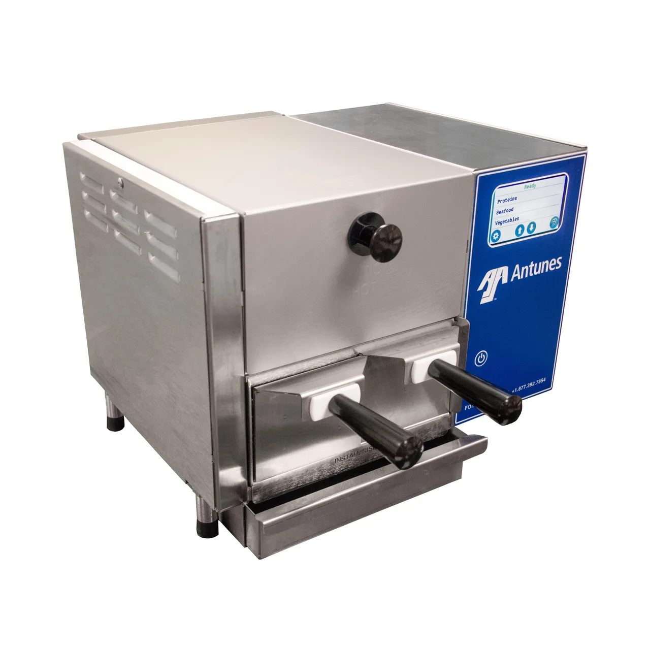 Antunes RS-1000-9100651 Countertop Rapid Steamer - 2x20 Oz. Compartments