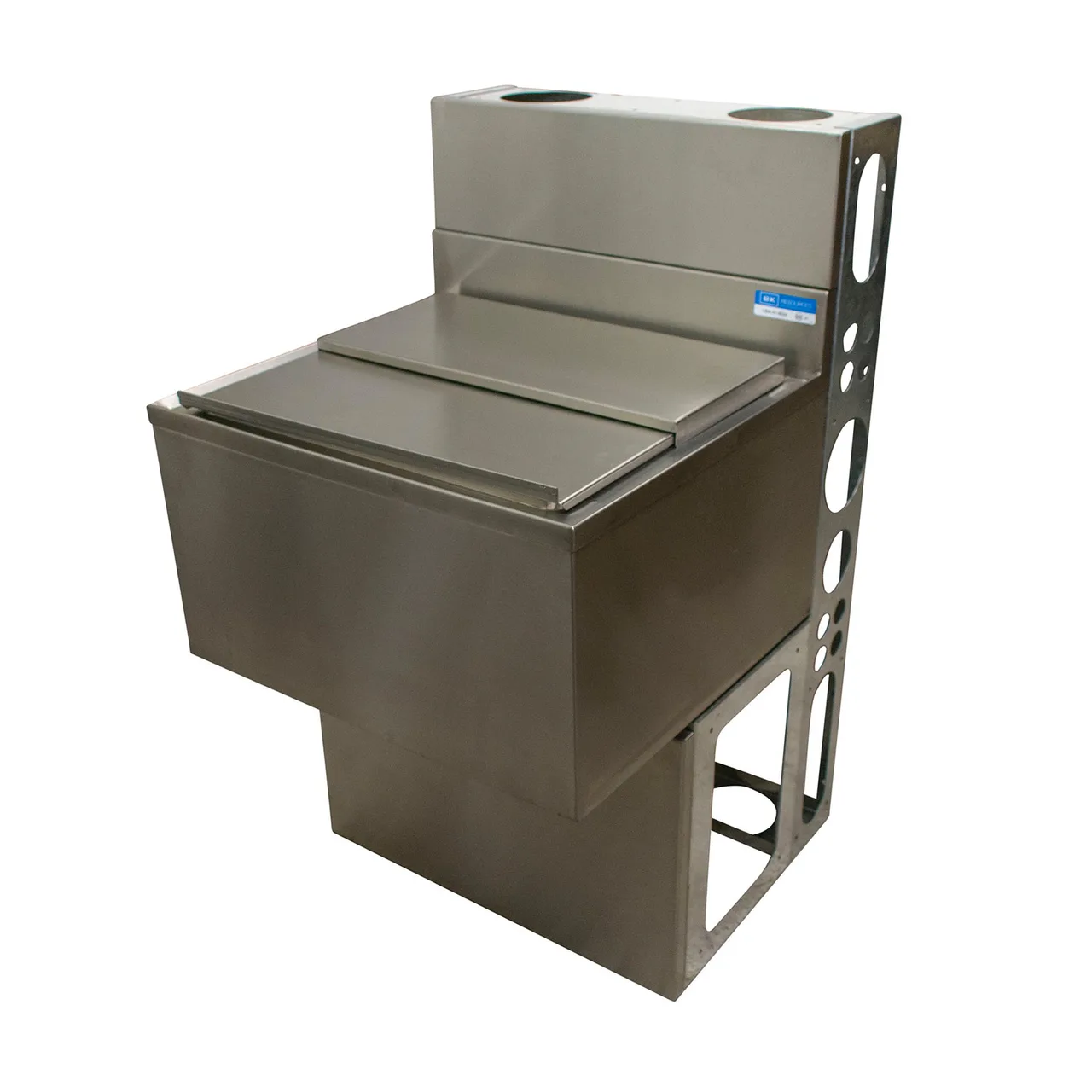 BK Resources UBDW-21-IB24 Underbar Ice Bin / Cocktail Unit, 80 lbs Capacity