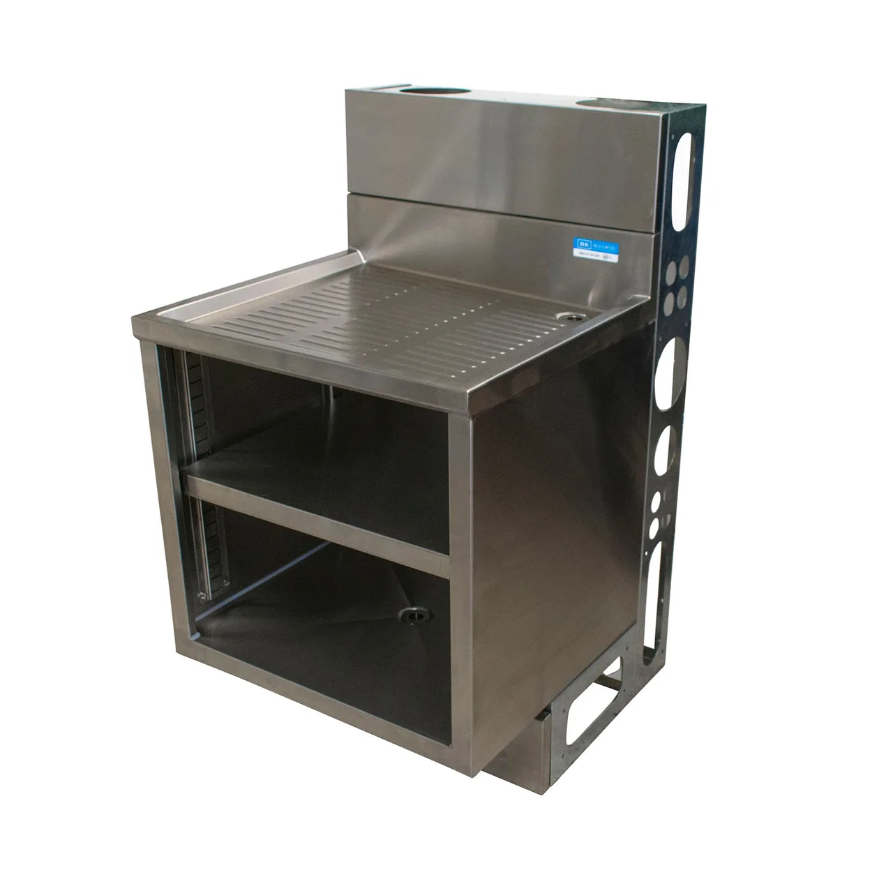 BK Resources UBDW-21-GC481 Underbar Glass Rack Unit, Drainboard Top