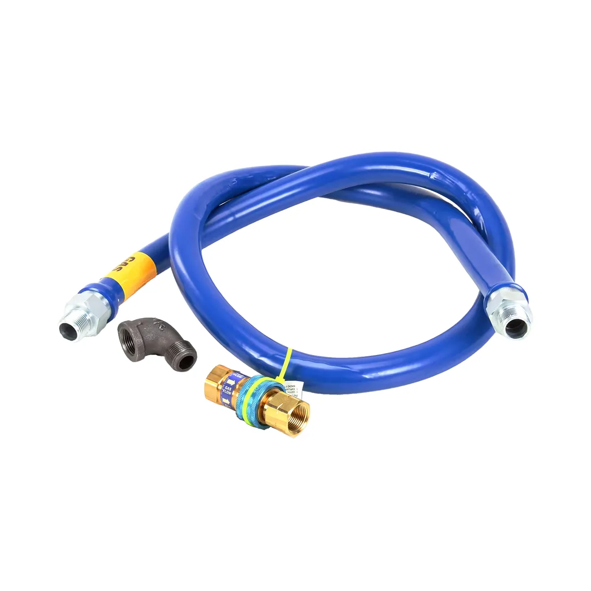 Dormont 1675BPQ72 SnapFast 72" Gas Connector Kit w/ Elbow, 3/4" Diameter