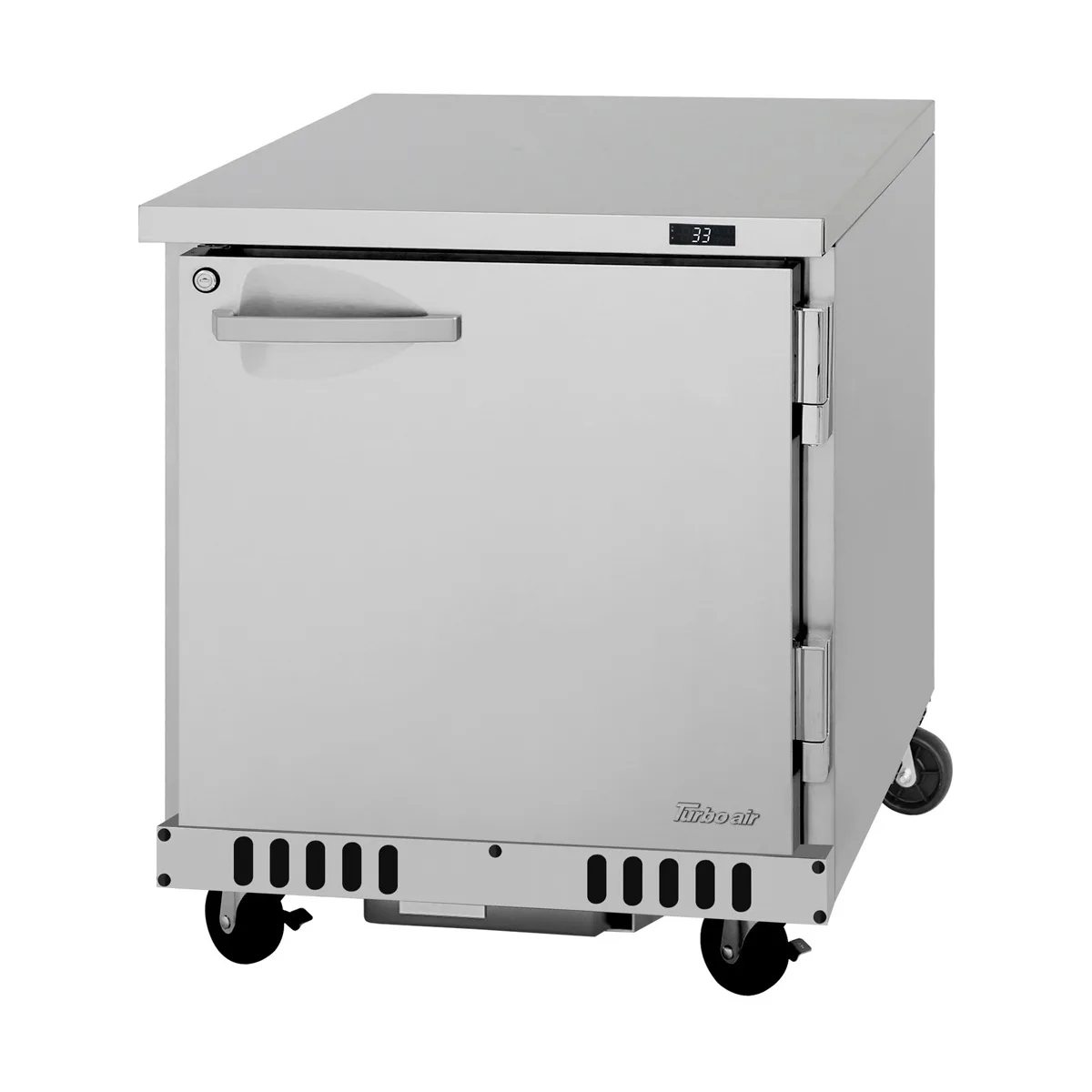 Turbo Air PUR-28-FB-N 28" 1-Door Front Breathing Undercounter Refrigerator, 6.5 cu. ft., Stainless Steel