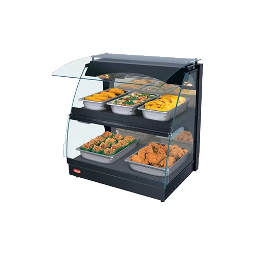 Hatco GRCMW-1D 26" Self-Service Countertop Glo-Ray™ Curved Merchandising Warmer