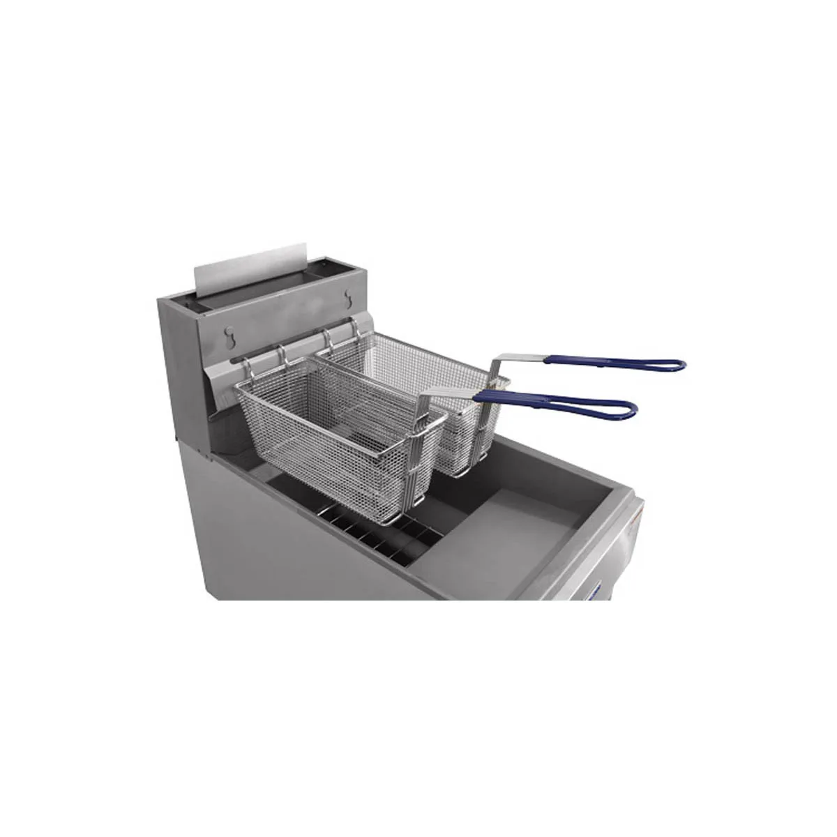 Omcan USA 43422 Full Pot Floor Model LP Gas Fryer, 35-40 lbs, 90.000 BTU